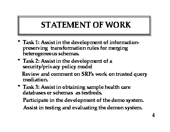 statement of work example